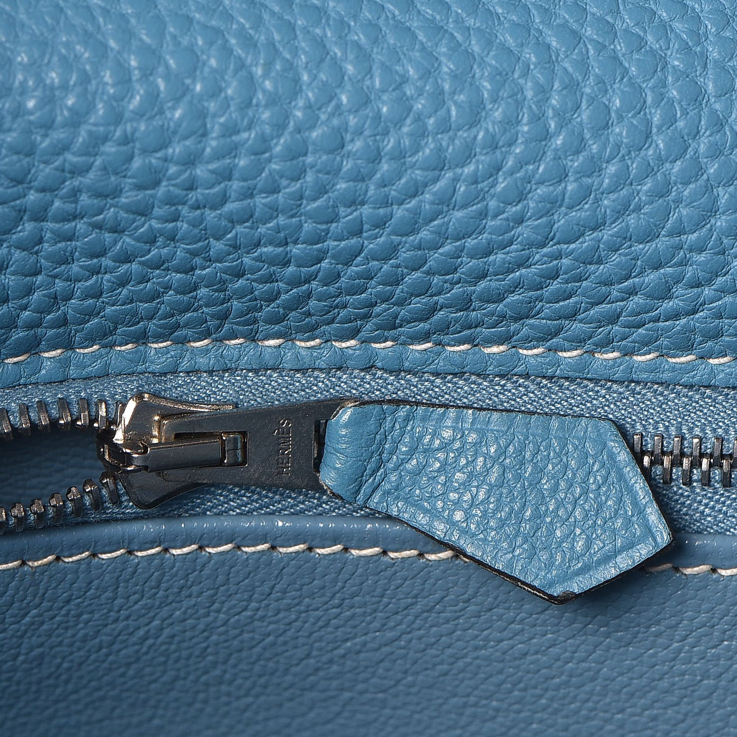 Hermes Togo Kelly Retourne 32 Blue Jean 27 of 43