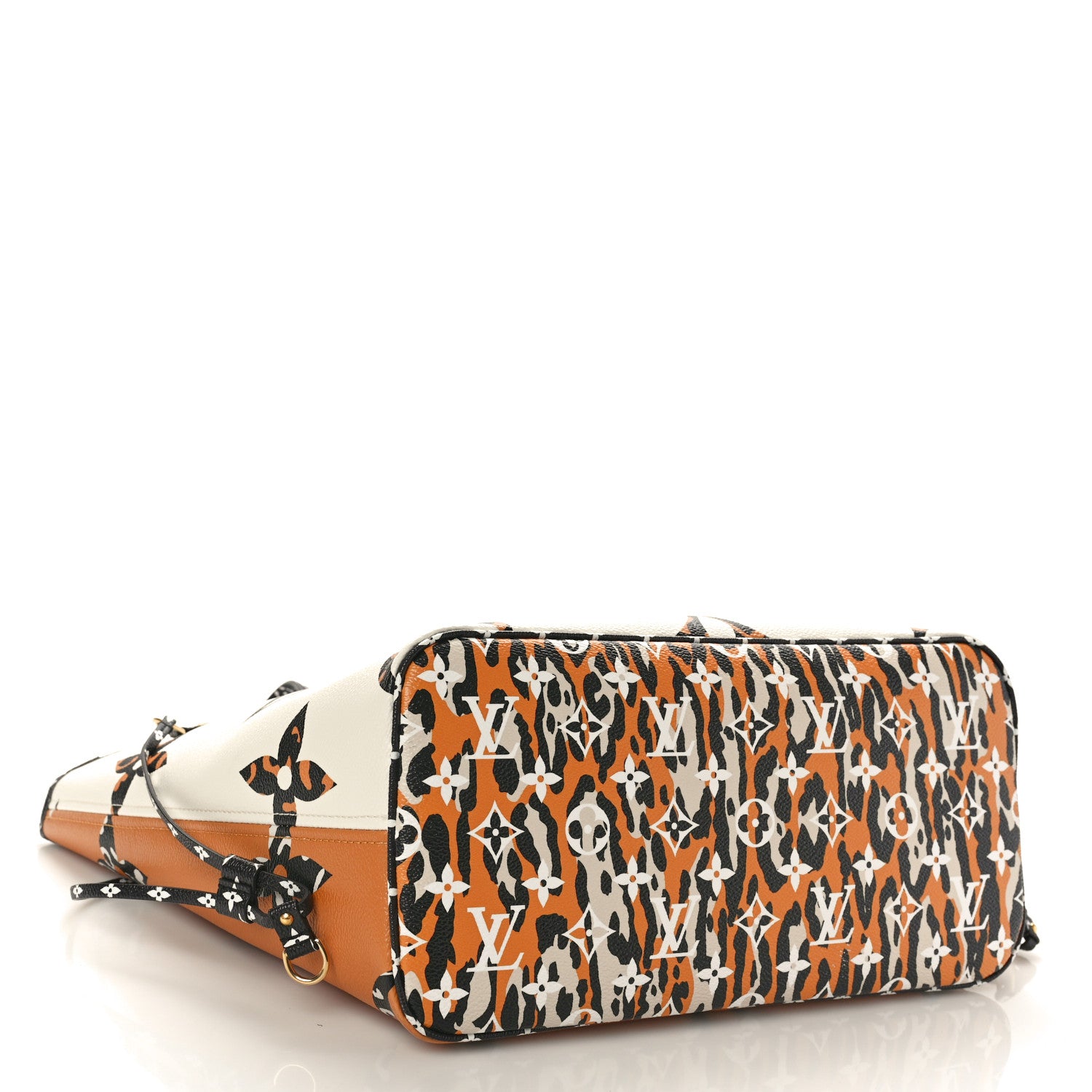 Louis Vuitton Monogram Giant Jungle Neverfull MM Ivory 4 of 9