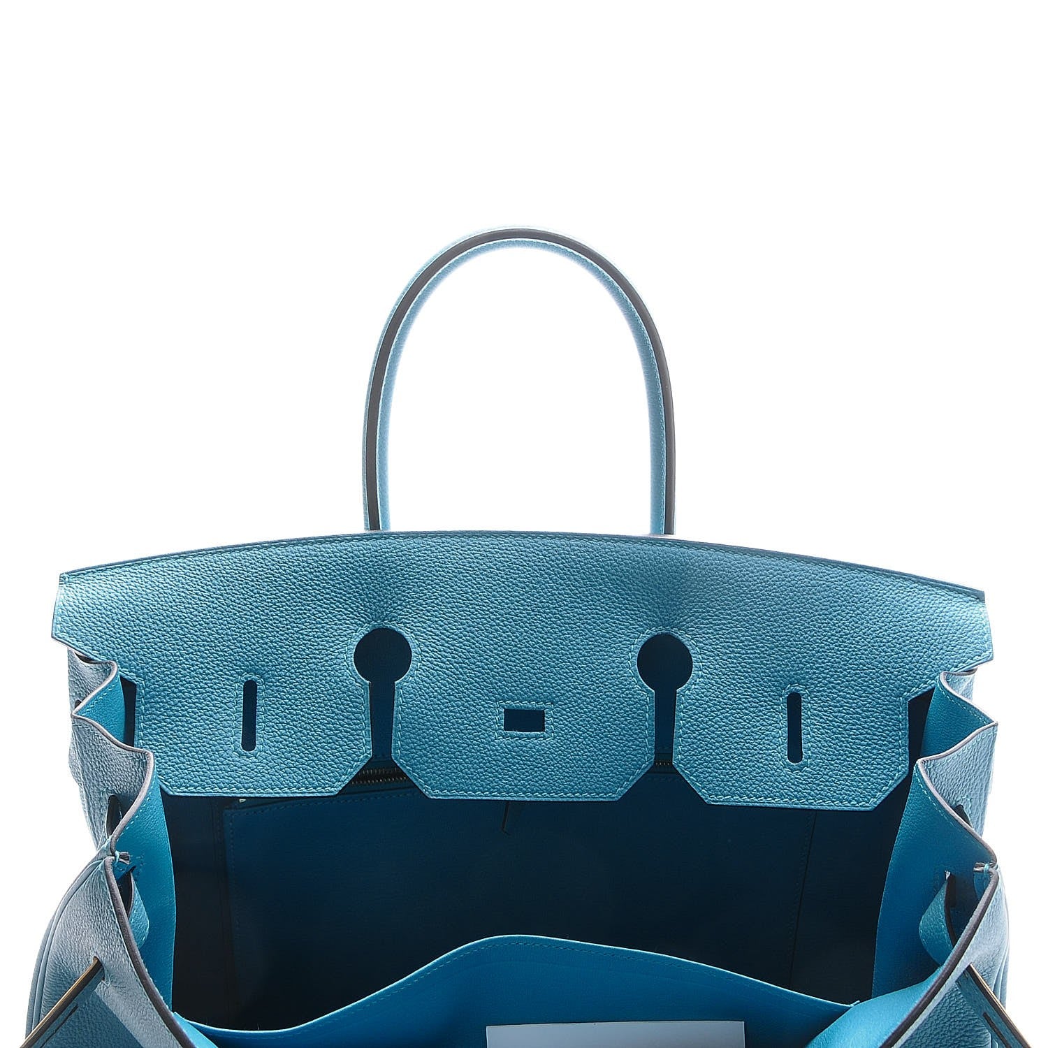 Hermes Togo Birkin 35 Turquoise 7 of 32