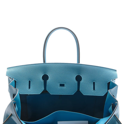 Hermes Togo Birkin 35 Turquoise 7 of 32