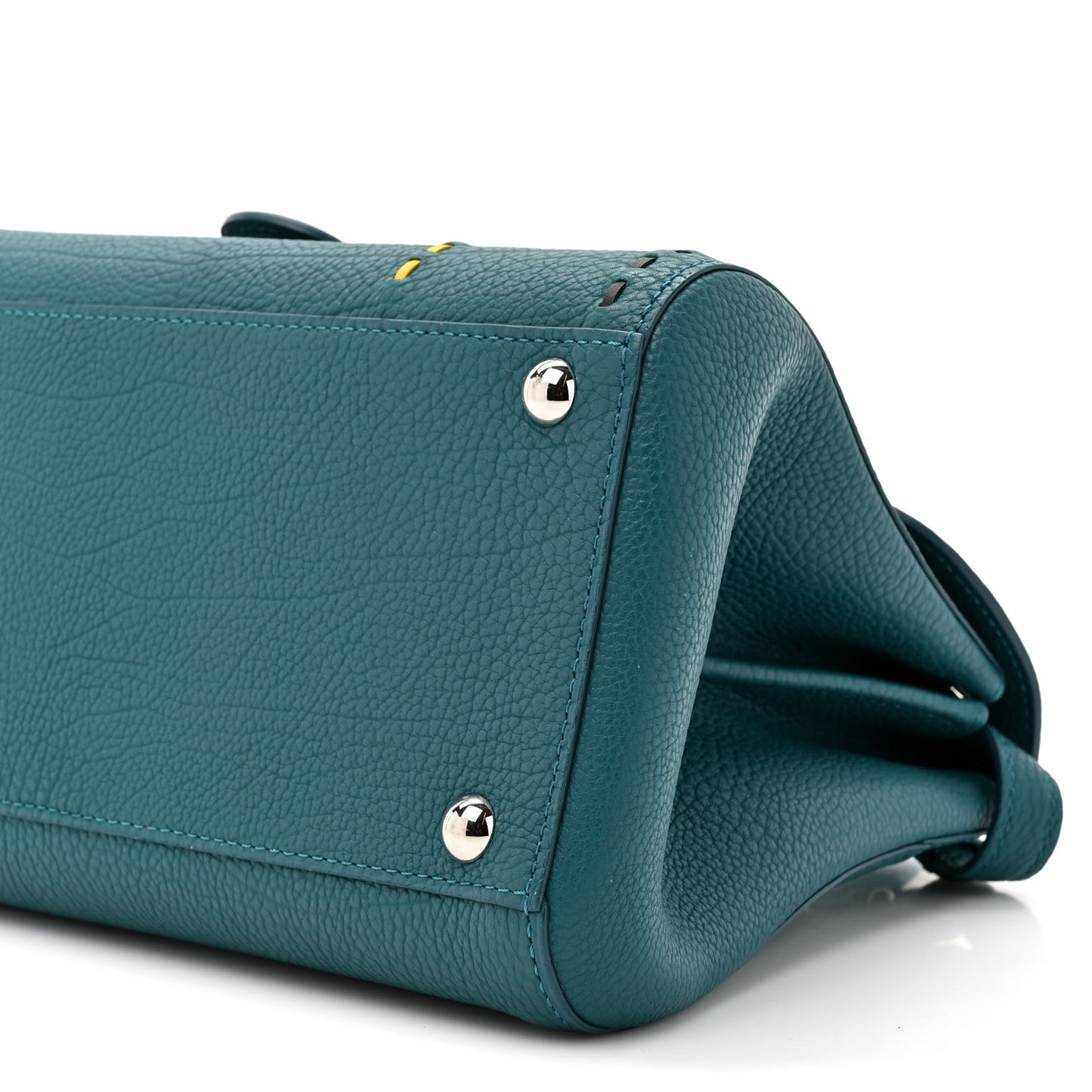 Rodeo Calfskin Surprique Mini Brillant East West Satchel Blue