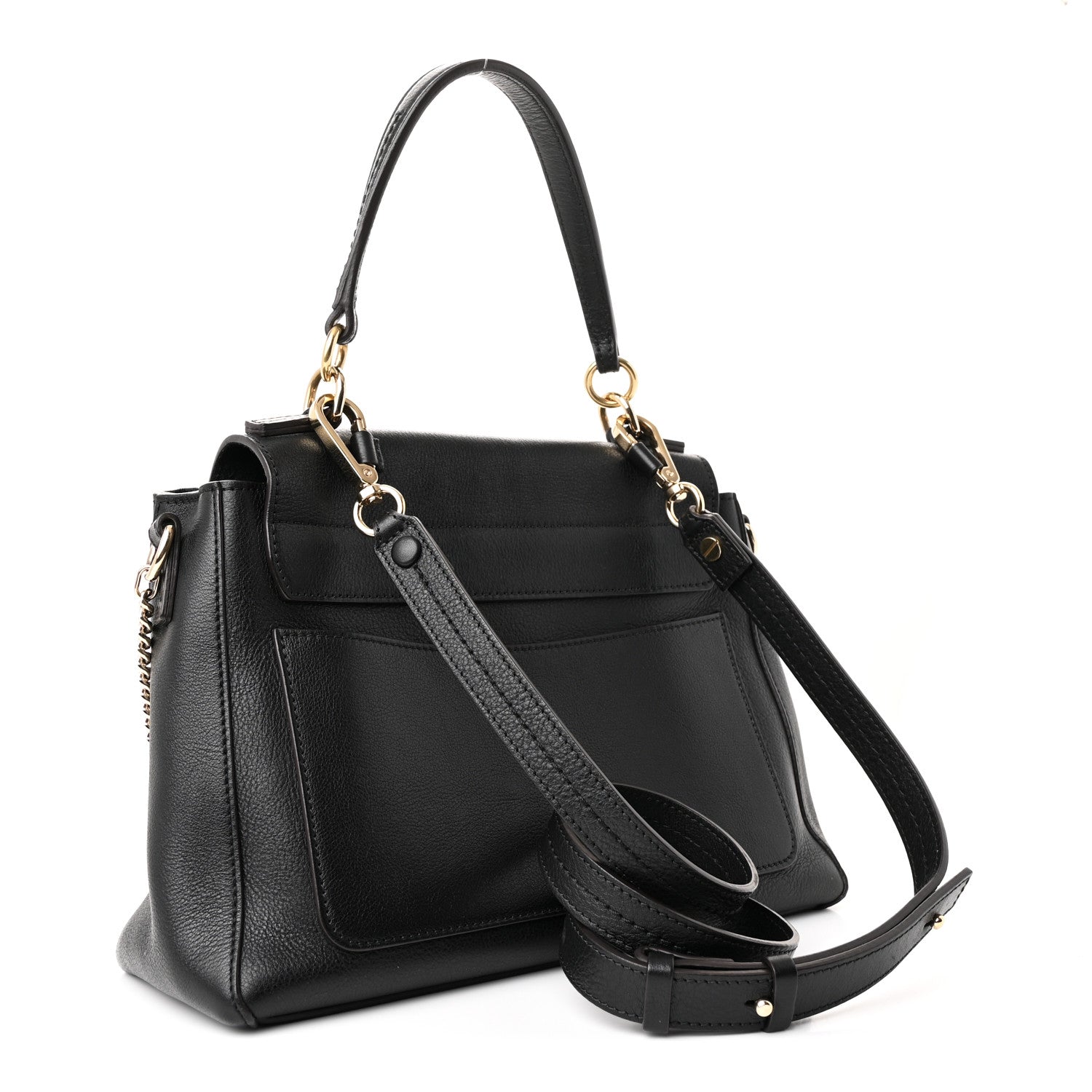 Chloe Calfskin Small Faye Day Shoulder Bag Black 3 of 12