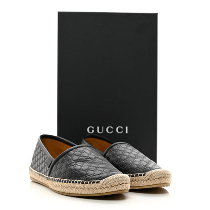 Gucci Microguccissima Signature Espadrilles 38.5 Black 9 of 9