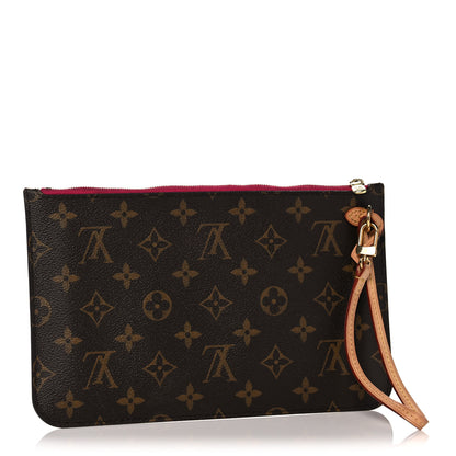 Louis Vuitton Monogram Neverfull MM GM Pochette Pivoine 3 of 17
