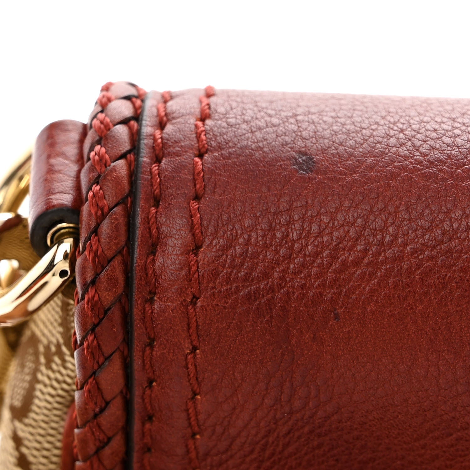Gucci Monogram Marrakech Evening Bag Red 11 of 11