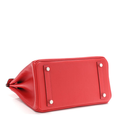 Hermes Taurillon Novillo Birkin 25 Geranium 4 of 11