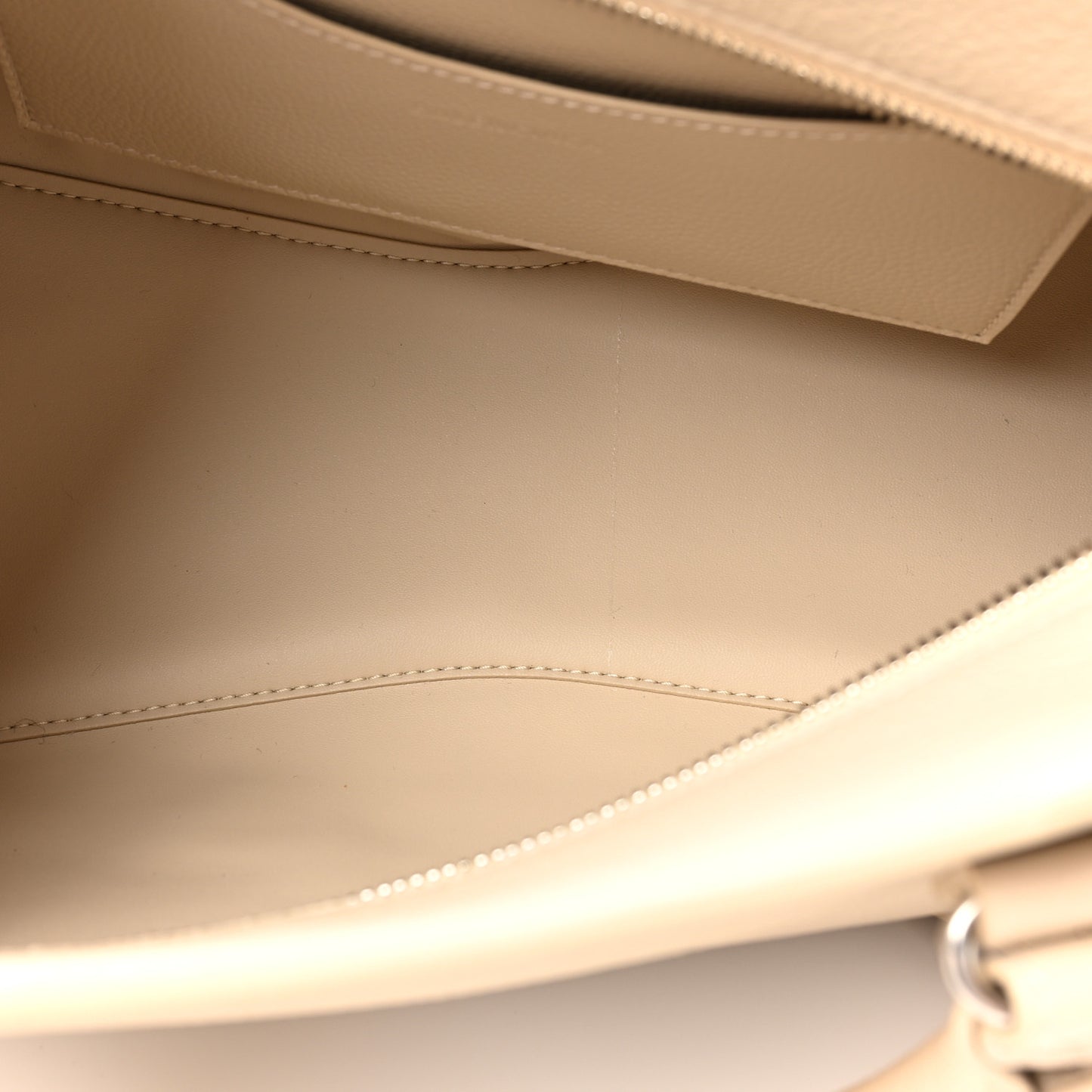Grained Calfskin Neo Classic Silver Hardware S City Cream