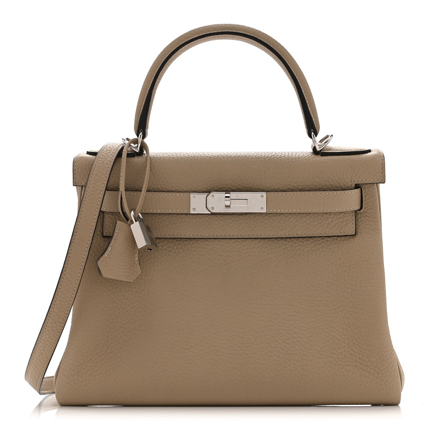 Hermes Taurillon Clemence Kelly Retourne 28 Trench 1 of 10