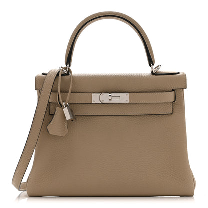 Hermes Taurillon Clemence Kelly Retourne 28 Trench 1 of 10