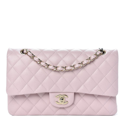 Chanel Caviar Quilted Medium Double Flap Light Pink 1 of 10