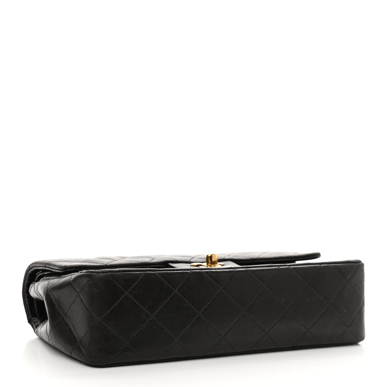 Chanel Lambskin Quilted Small Double Flap Black 4 of 14