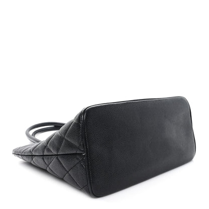 Chanel Caviar Quilted Medallion Tote Black 4 of 10