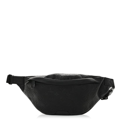 Louis Vuitton Calfskin Monogram Shadow Discovery Bumbag Black 1 of 9