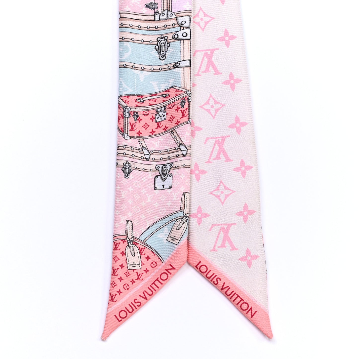 Silk Monogram Let's Go BB Bandeau Pink