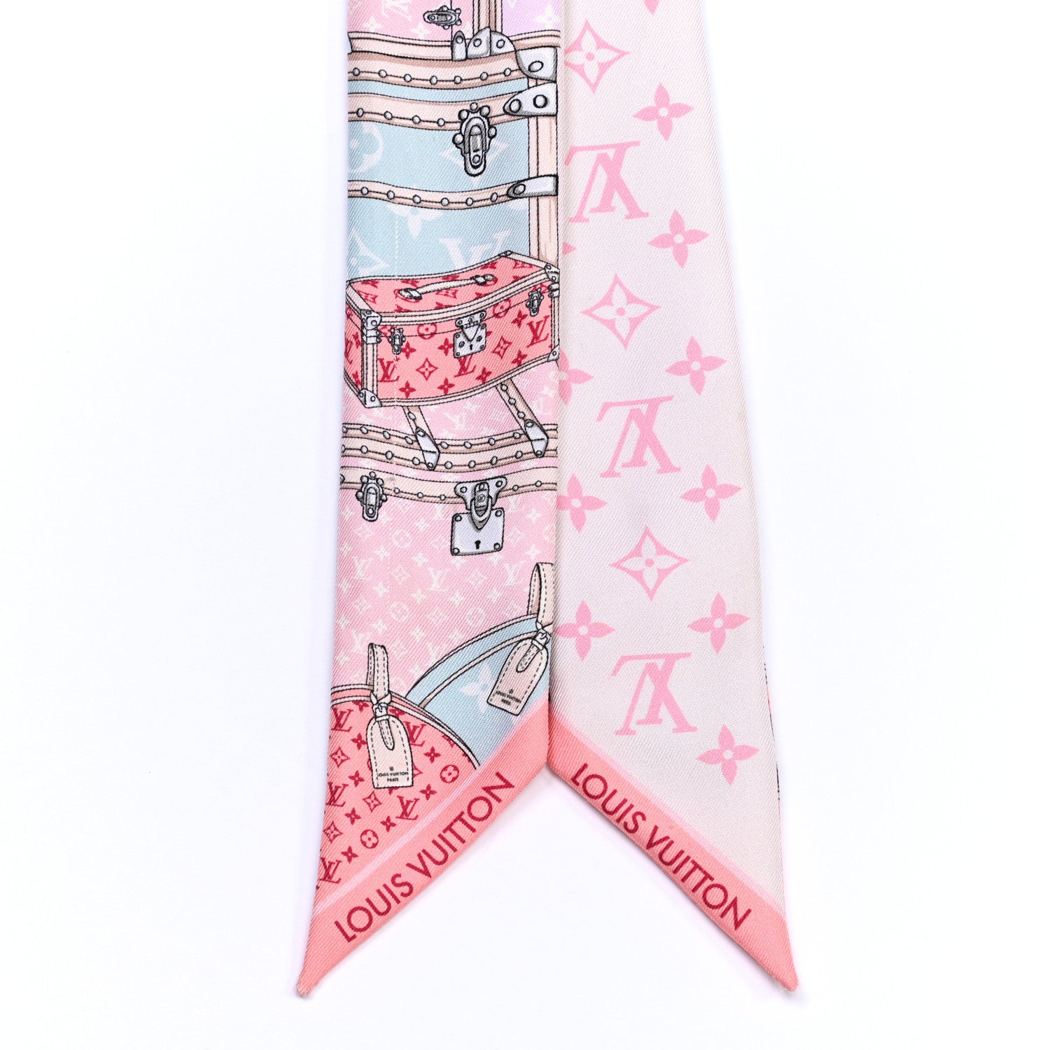 Louis Vuitton Silk Monogram Let's Go BB Bandeau Pink 4 of 6