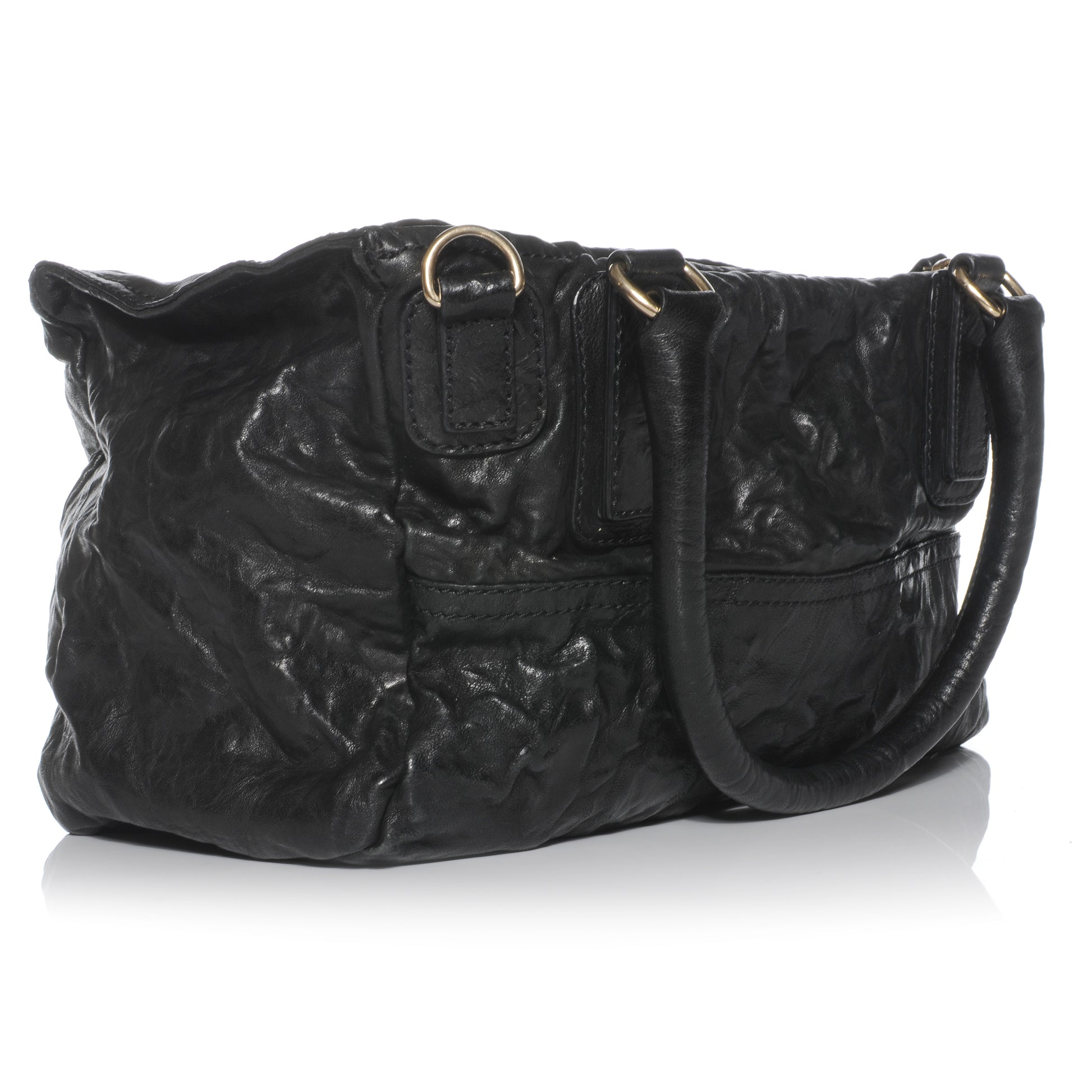 Givenchy Textured Sheepskin Medium Pandora Pepe Messenger Black 4 of 9