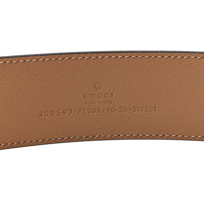 Gucci Calfskin Double G 40mm Belt 90 36 Brown 3 of 5