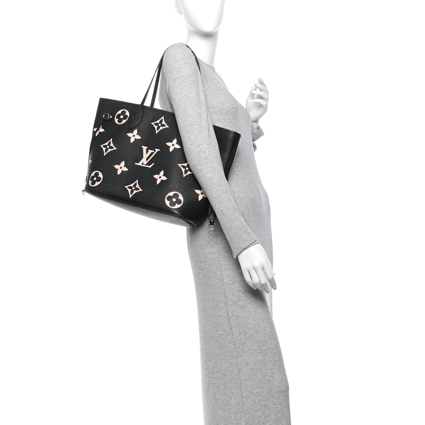 Empreinte Monogram Giant Neverfull MM Black Beige