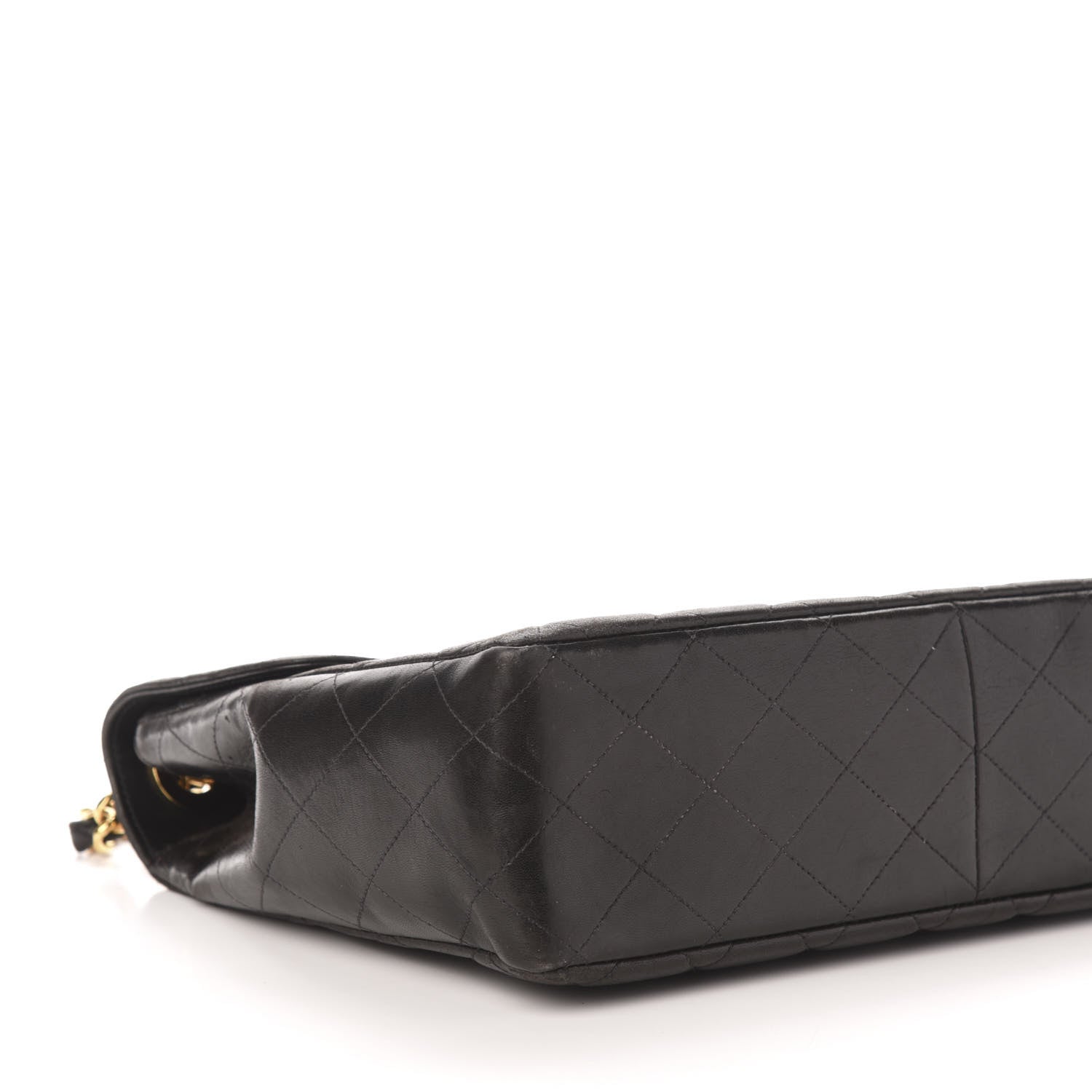 Chanel Lambskin Quilted Jumbo Single Flap Black 9 of 11