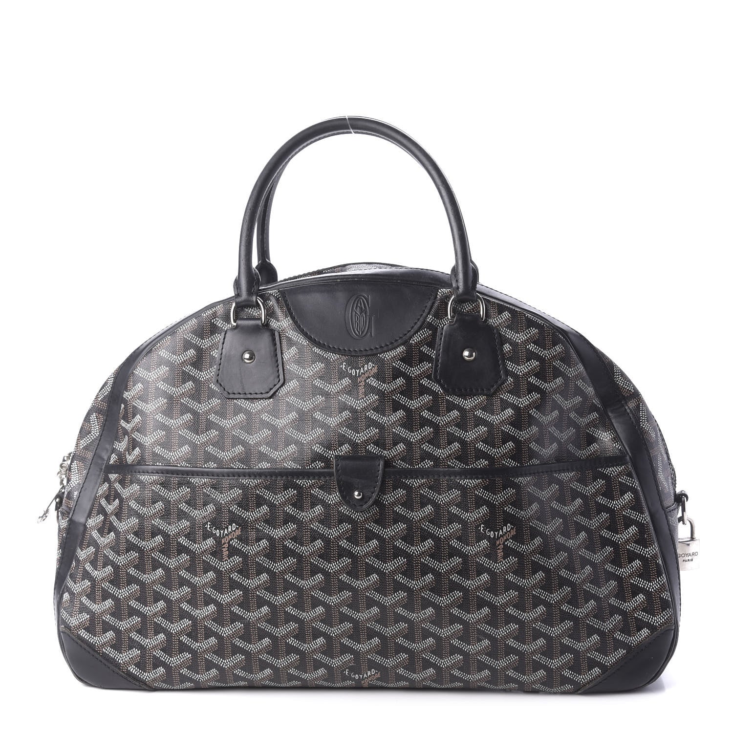 Goyard Goyardine Saint Jeanne GM Bowler Black 1 of 14