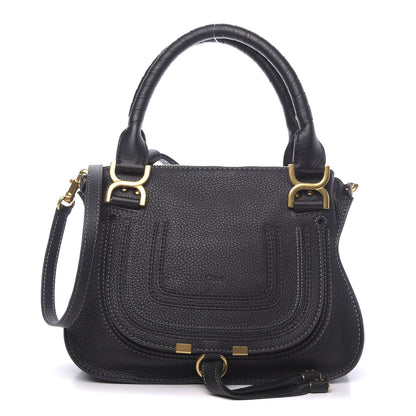 Chloe Calfskin Small Marcie Satchel Black 1 of 9