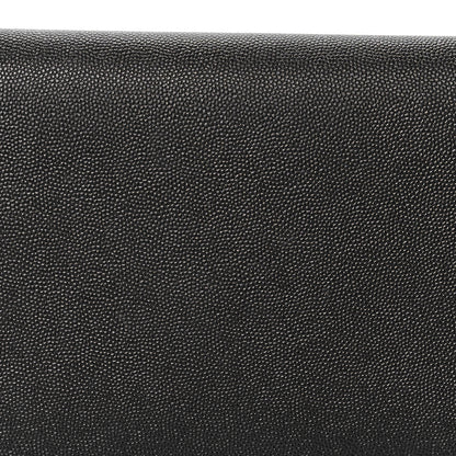 Saint Laurent Grain De Poudre Uptown Pouch Black 9 of 10