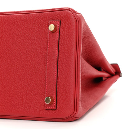 Hermes Togo Birkin 30 Rouge Vif 9 of 10