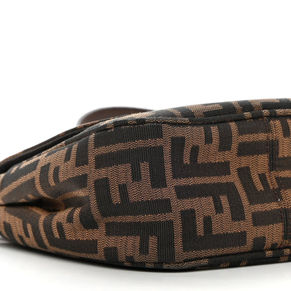 Fendi Zucca Vitello Artic Mini Messenger Bag Tobacco Castagna 8 of 11