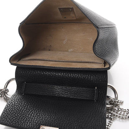 Chloe Grained Lambskin Mini Drew Shoulder Bag Black 5 of 10