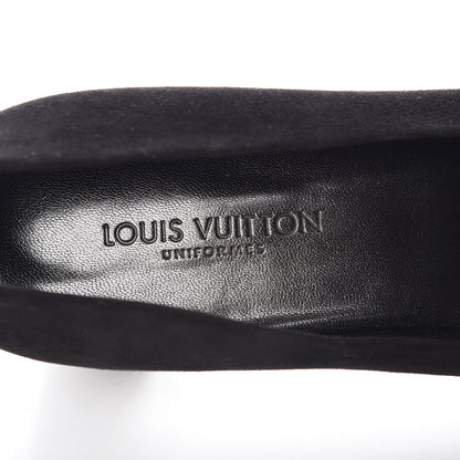 Louis Vuitton Suede Uniformes Pump 40 Black 9 of 10