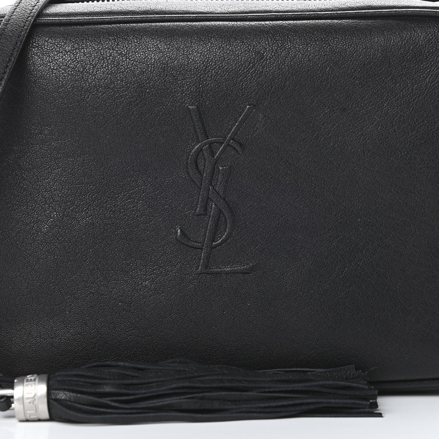Lambskin Monogram Small Lou Camera Bag Black