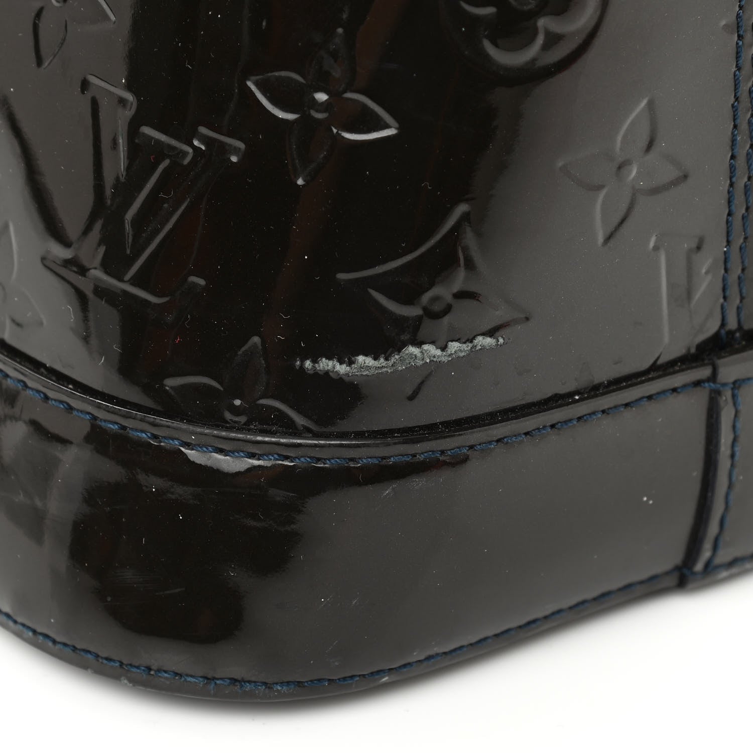 Louis Vuitton Vernis Alma GM Blue Infini 16 of 16