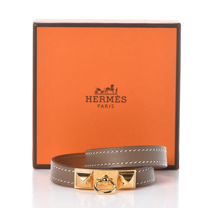 Hermes Swift Rivale Double Tour Bracelet T2 Etoupe 7 of 7