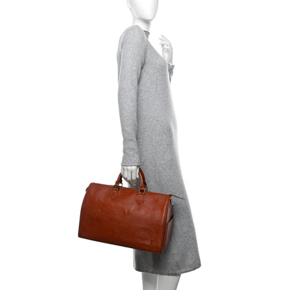 Louis Vuitton Epi Speedy 35 Kenyan Fawn 2 of 17