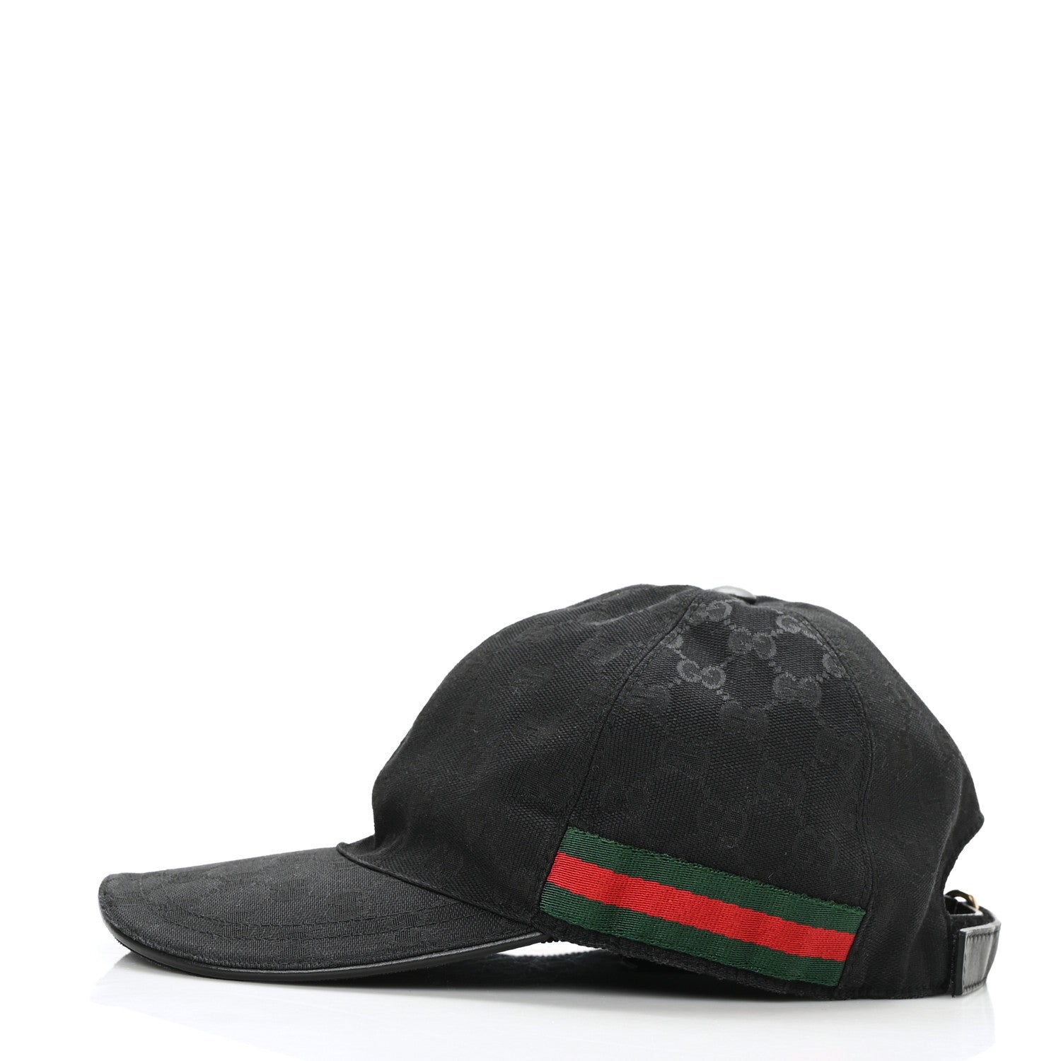 Gucci Monogram Web Baseball Hat Black 3 of 9