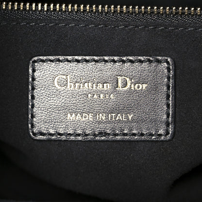 Christian Dior Lambskin Cannage Medium Lady Dior Black 6 of 10