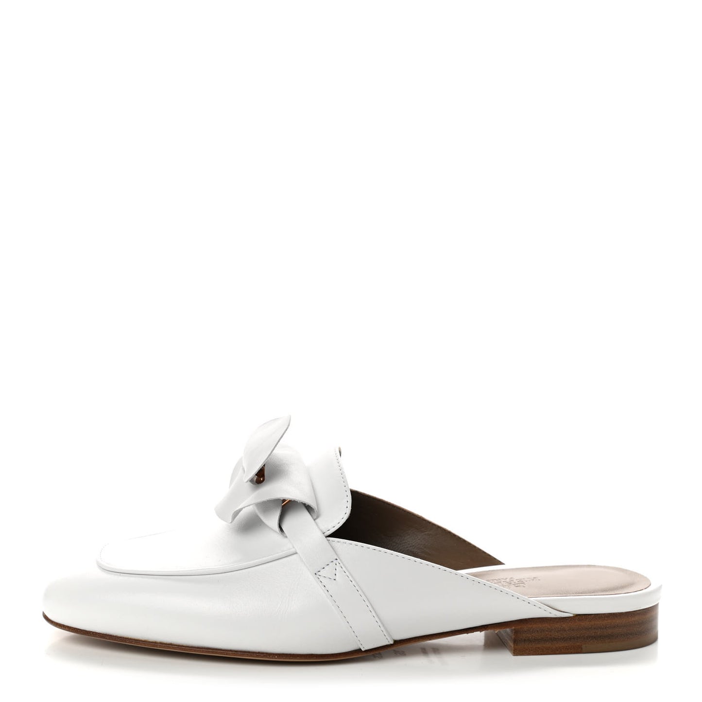 Calfskin Oz Mules 36 White