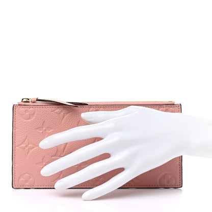 Louis Vuitton Empreinte Felicie Chain Wallet Zippered Insert Rose Poudre 2 of 7
