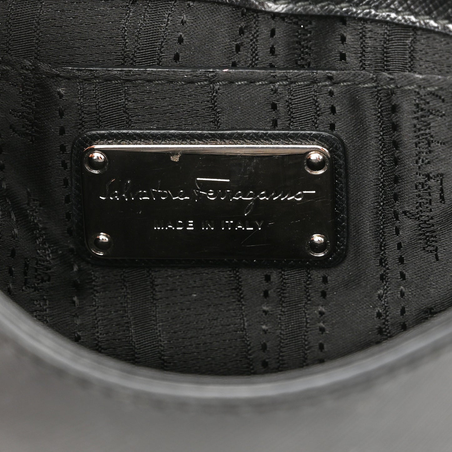 Saffiano Paris Crossbody Bag Black