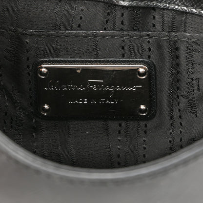 Salvatore Ferragamo Saffiano Paris Crossbody Bag Black 6 of 12