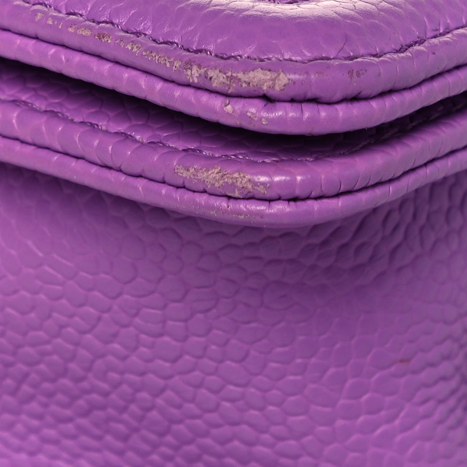 Chanel Caviar Quilted Small Boy Flap Violet 10 of 10