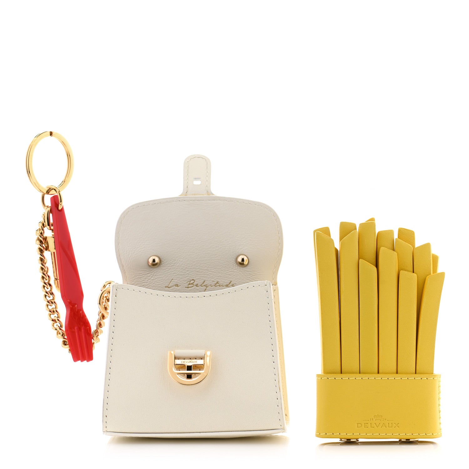 Delvaux Box Calfskin Miniature Namiur Bag Charm 4 of 7