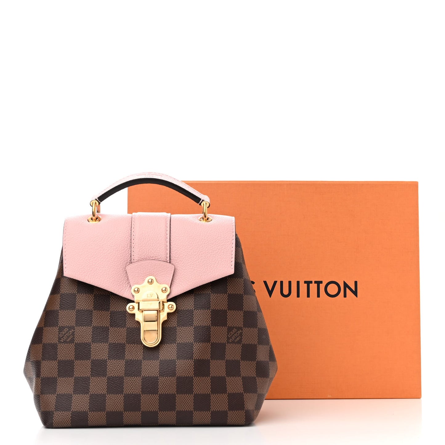 Damier Ebene Clapton Backpack Magnolia