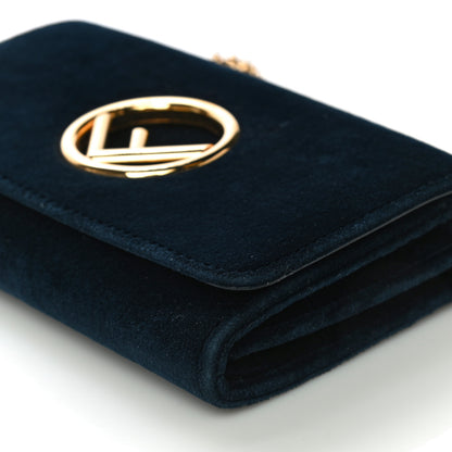 Fendi Velvet F is Fendi Wallet on Chain Blue 10 of 17