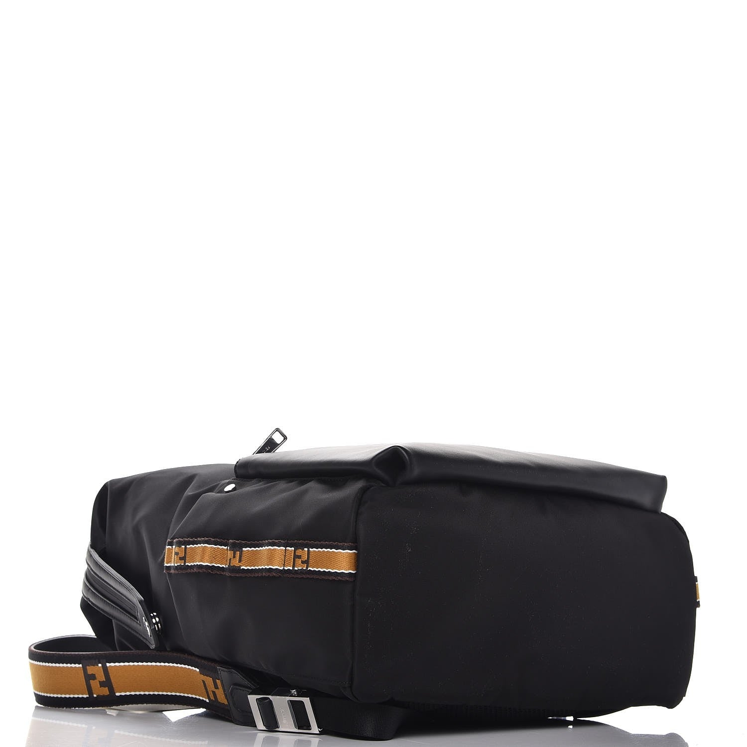 Fendi Nylon Vitello Backpack Black 4 of 7