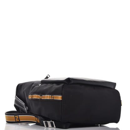 Fendi Nylon Vitello Backpack Black 4 of 7