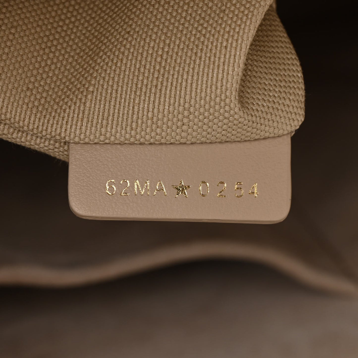 Calfskin Macro Cannage Medium Book Tote Taupe