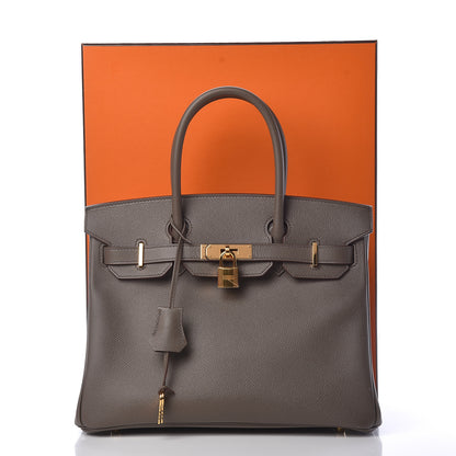 Hermes Epsom Birkin 30 Etain 11 of 11