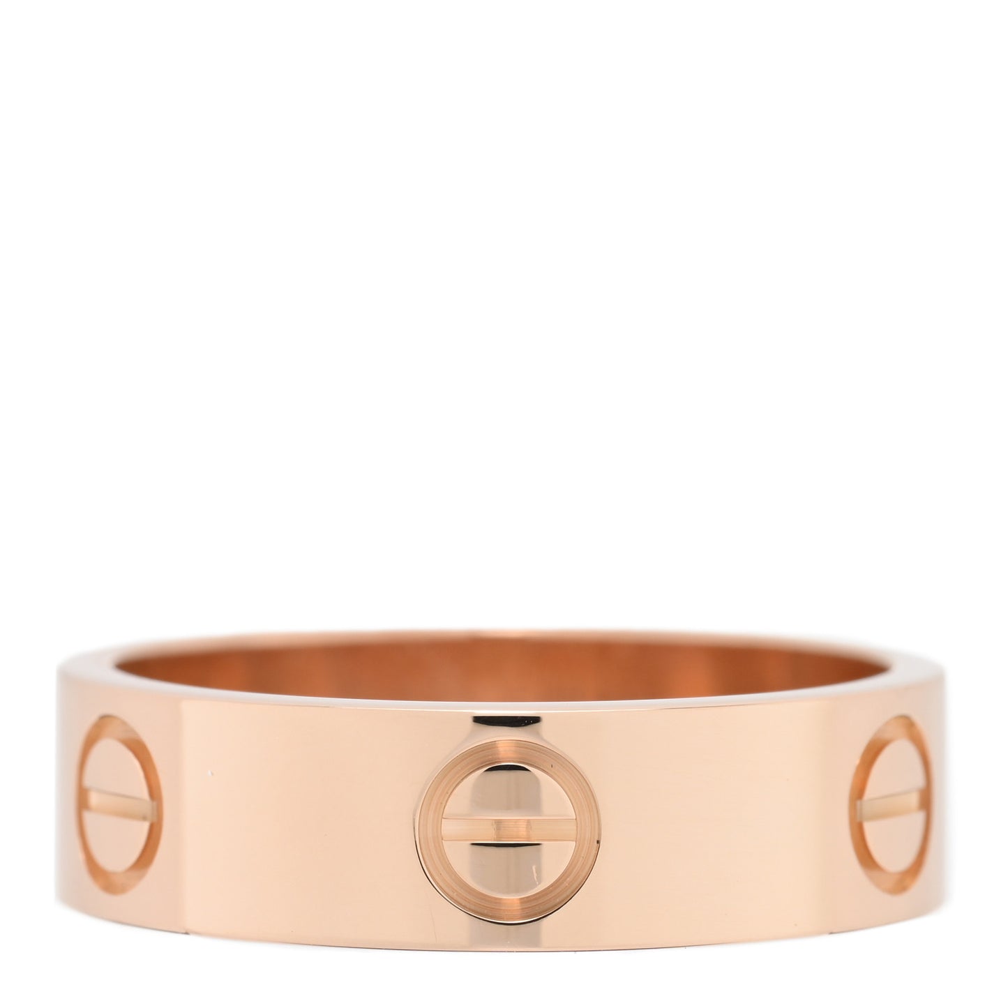 18K Pink Gold 5.5mm LOVE Ring 55 7.25