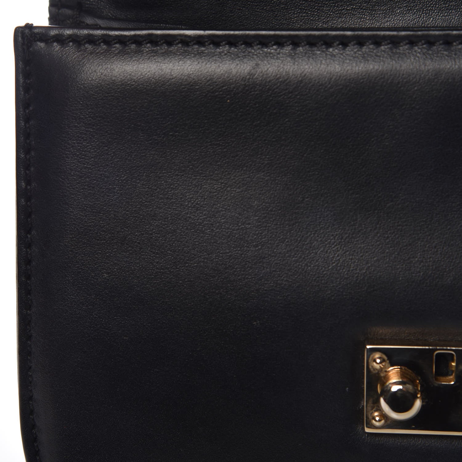 Valentino Garavani Vitello Small Glam Lock Rockstud Flap Black 9 of 12